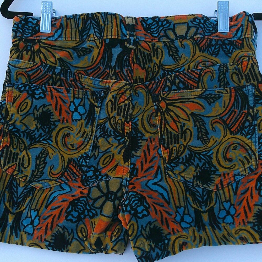 Free People Cotton Velvet Shorts Size 28 - Picture 4 of 5